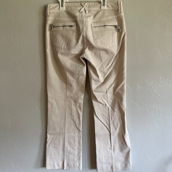 Pilcro And The Letterpress Vintage Slim Cream Ivory Y2K Jeans - Picture 3 of 7